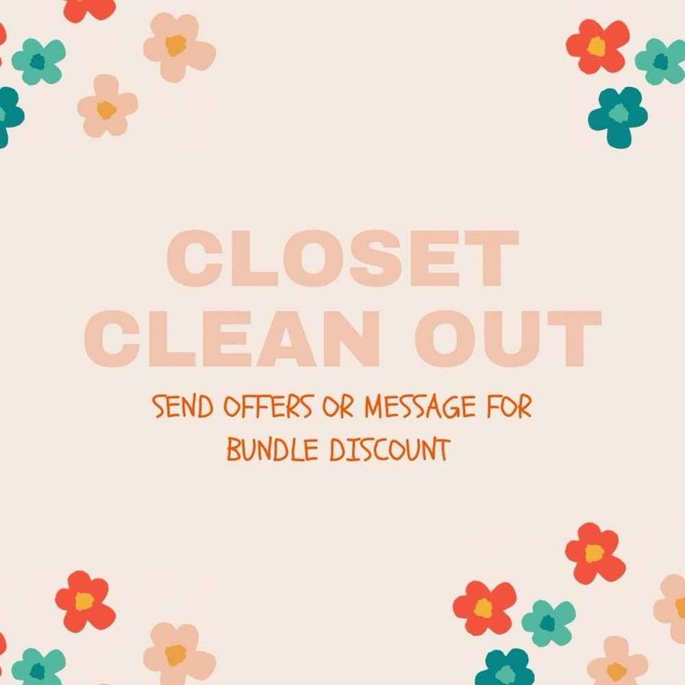 Closet Clean Out 💐